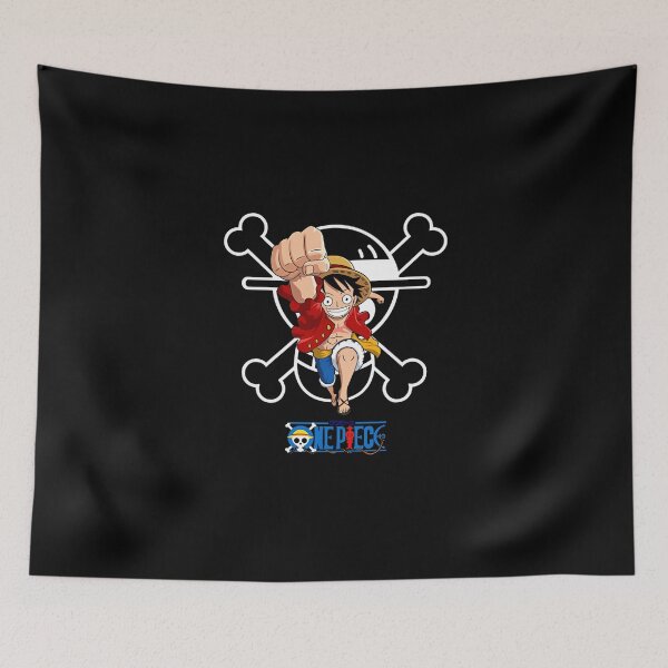 Item preview, Monkey D Luffy Punch Jolly Roger Background One Piece designed and sold by Moonpaw-Whimsy.