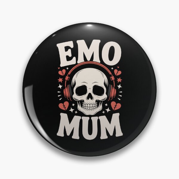 Item preview, Emo Mum Skull Headphones Mothers Day Gift for Rocker Mum designed and sold by Say It With Ink.