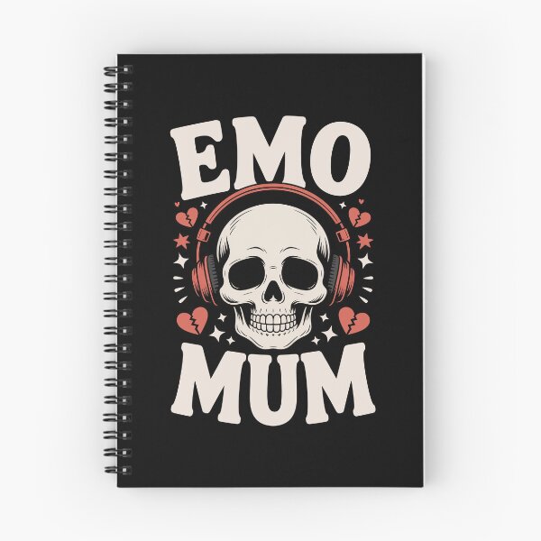 Item preview, Emo Mum Skull Headphones Mothers Day Gift for Rocker Mum designed and sold by Say It With Ink.