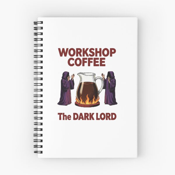 Item preview, Workshop Coffee The Dark Lord Retro Parody Art designed and sold by FlatInkStudio.