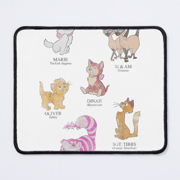 Item preview, Disney Mickey and Friends Cat Names and Breeds Textbook T-Shirt designed and sold by Cobra_Shop.