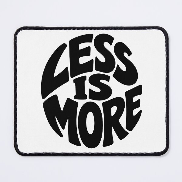 Item preview, Less Is More – Minimalist Typography Design designed and sold by SLGA-Designs.