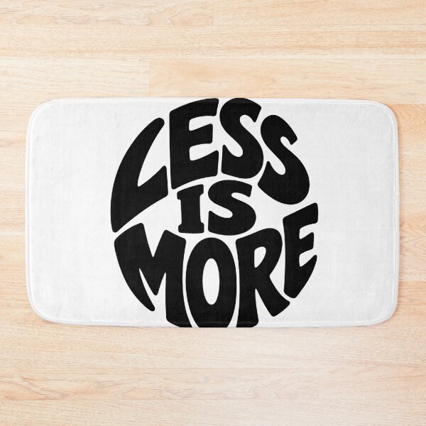 Item preview, Less Is More – Minimalist Typography Design designed and sold by SLGA-Designs.