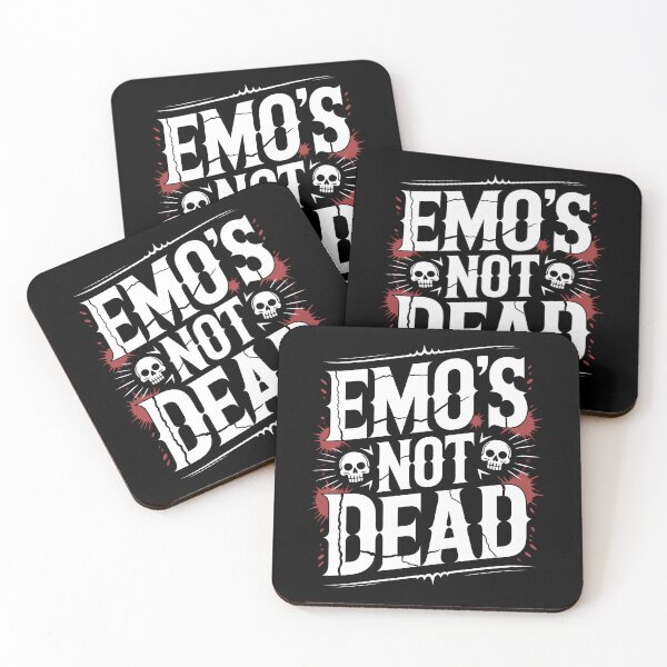 Item preview, Emo's Not Dead Emo Music Fan Gift Emo Revival Emo Culture designed and sold by Say It With Ink.
