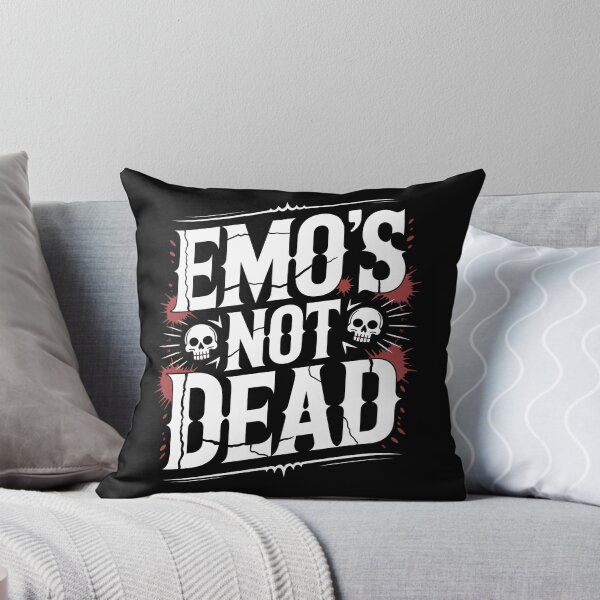Item preview, Emo's Not Dead Emo Music Fan Gift Emo Revival Emo Culture designed and sold by Say It With Ink.