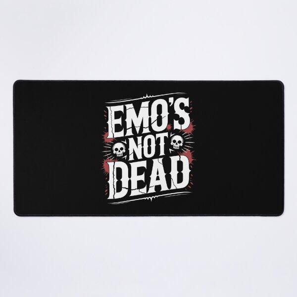 Item preview, Emo's Not Dead Emo Music Fan Gift Emo Revival Emo Culture designed and sold by Say It With Ink.