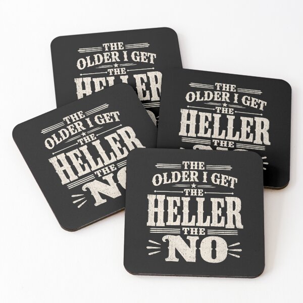 Item preview, The Older I Get The Heller The No designed and sold by zoes-ink.