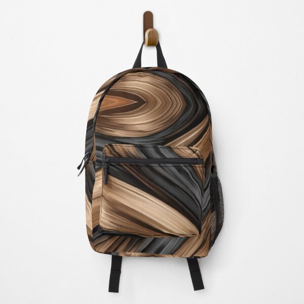 Item preview, Black × Gold Metallic Flow – Luxury Abstract Symmetry designed and sold by Bellassi.
