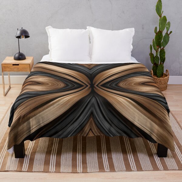 Item preview, Black × Gold Metallic Flow – Luxury Abstract Symmetry designed and sold by Bellassi.