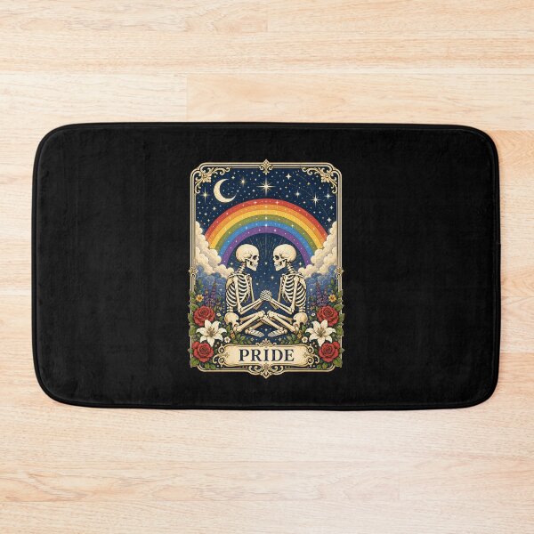 Item preview, LGBT Tarot Skeleton Couple LGBTQ Pride designed and sold by KarimSoCute.