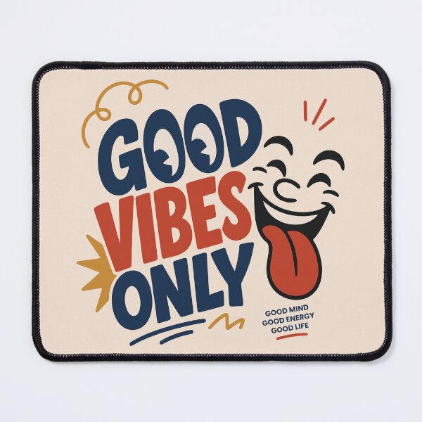 Item preview, Good Vibes Only Positive Quote Retro Design designed and sold by vectalux.