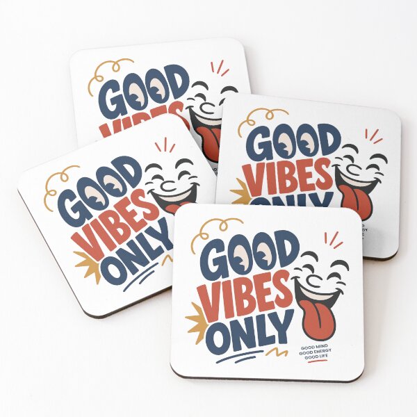 Item preview, Good Vibes Only Positive Quote Retro Design designed and sold by vectalux.