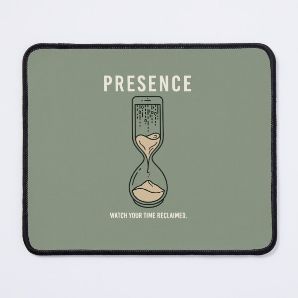 Item preview, Presence Minimalist Line Art Digital Detox designed and sold by Muted Mind.