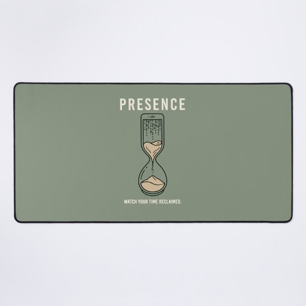 Item preview, Presence Minimalist Line Art Digital Detox designed and sold by Muted Mind.