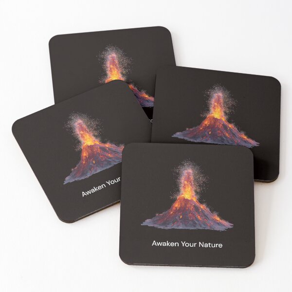 Item preview, Awaken Your Nature Volcano Inner Power Spiritual Design designed and sold by ContigoART.