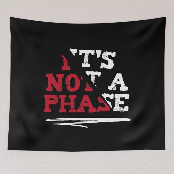 Item preview, It's Not A Phase Funny Emo Gift Emo Kid Emo Nostalgia designed and sold by Say It With Ink.
