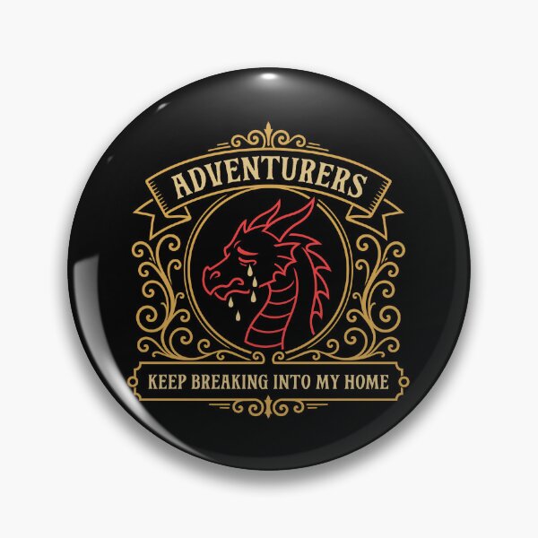 Item preview, Sad Dragon Adventurers Keep Breaking into my Home designed and sold by pixeptional.