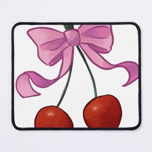 Item preview, Cute cherries with bow designed and sold by maevdraws.