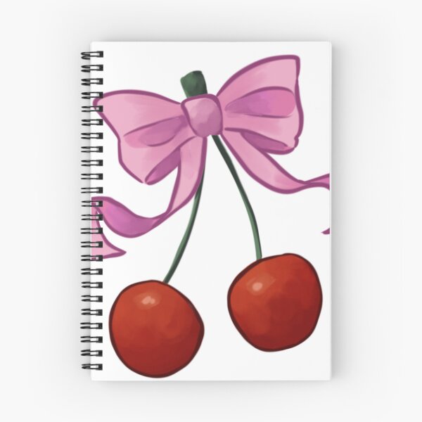 Item preview, Cute cherries with bow designed and sold by maevdraws.