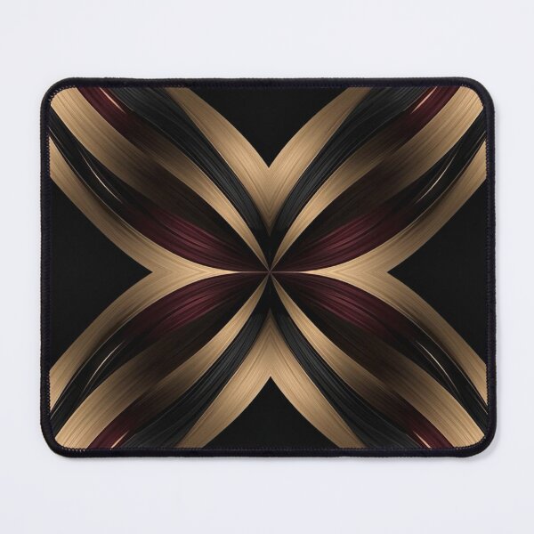 Item preview, Maroon × Black × Gold Symmetric Metallic Weave designed and sold by Bellassi.