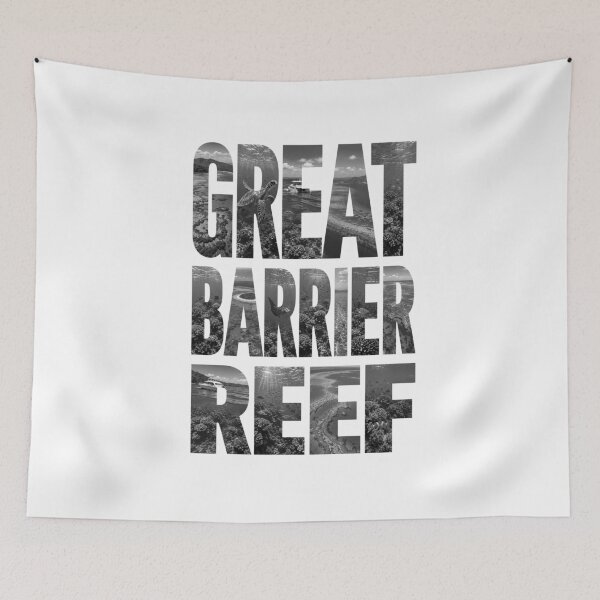Item preview, Great Barrier Reef Font with images – Fun Text design designed and sold by SLGA-Designs.