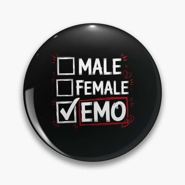 Item preview, Male Female Emo Funny Emo Gift Emo Identity Emo Humor designed and sold by Say It With Ink.