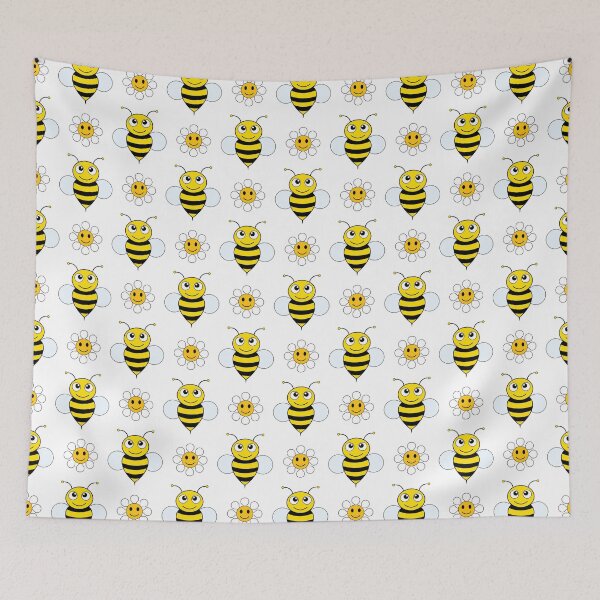 Item preview, Happy bees & daisies designed and sold by Mint + Midnight.
