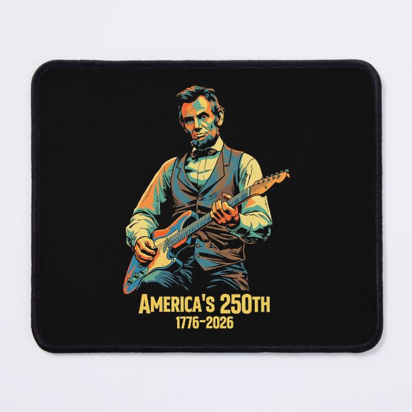 Item preview, Abraham Lincoln Guitar America's 250th Anniversary 1776-2026 designed and sold by TopKult.