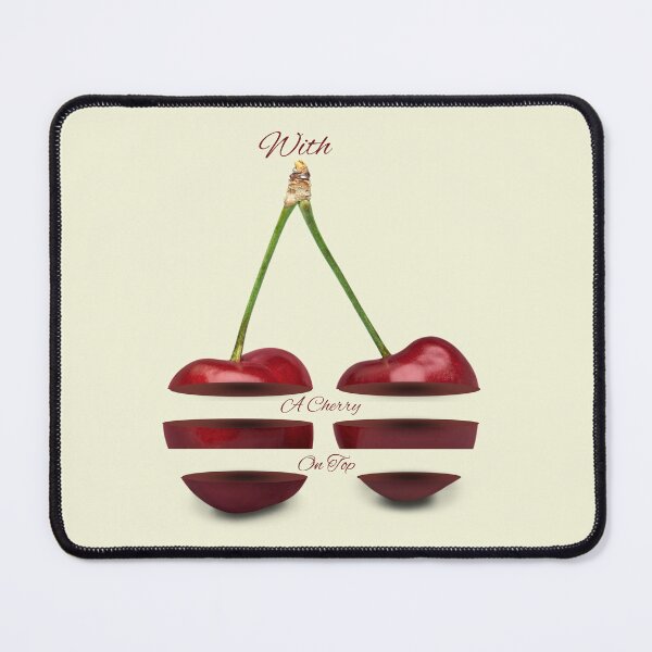 Item preview, Minimalist Sliced Cherry Art designed and sold by ShaderShirts.