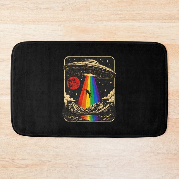 Item preview, UFO Alien Abduction Gay Pride Gaylien LGBT ET Space designed and sold by KarimSoCute.