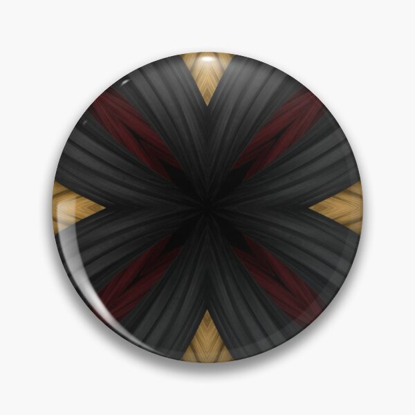 Item preview, Black × Gold × Maroon Metallic Petal Symmetry designed and sold by Bellassi.