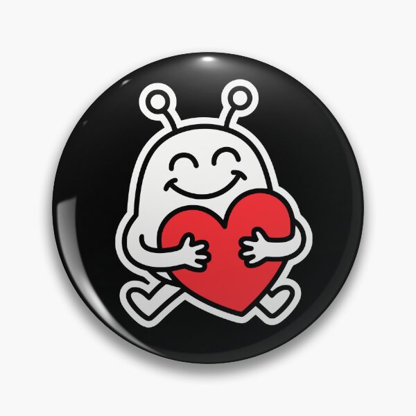 Item preview, Cute Alien Hugging Heart | Plipsterz T-Shirt Kawaii Love Gift designed and sold by PryntedLabs.