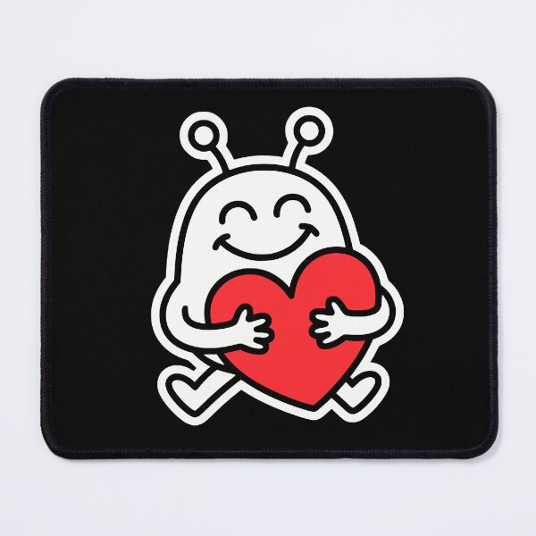 Item preview, Cute Alien Hugging Heart | Plipsterz T-Shirt Kawaii Love Gift designed and sold by PryntedLabs.