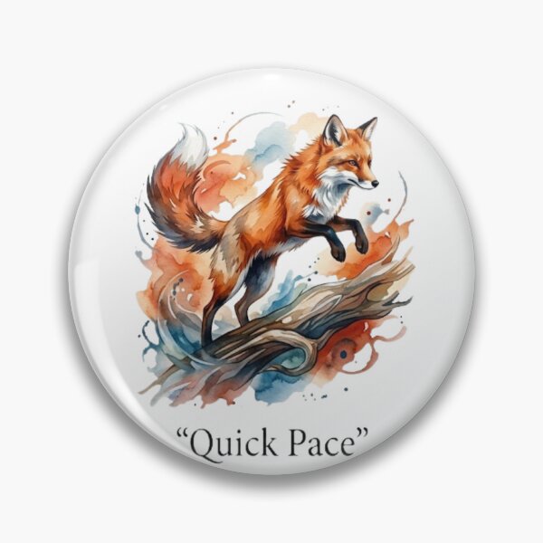 Item preview, Quick Pace Watercolor Red Fox Painting designed and sold by GiggleInkTees.