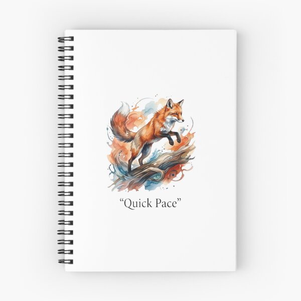 Item preview, Quick Pace Watercolor Red Fox Painting designed and sold by GiggleInkTees.