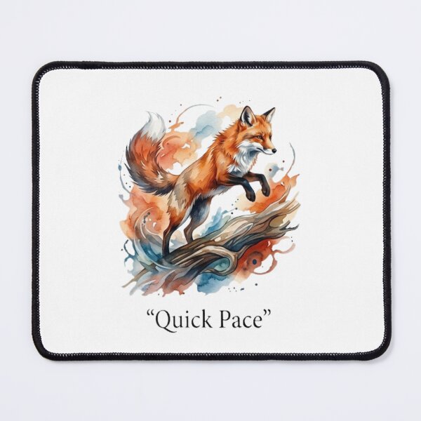 Item preview, Quick Pace Watercolor Red Fox Painting designed and sold by GiggleInkTees.