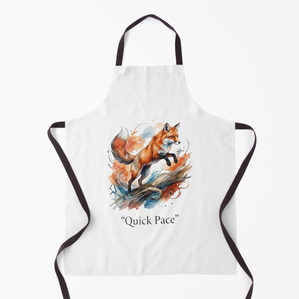 Item preview, Quick Pace Watercolor Red Fox Painting designed and sold by GiggleInkTees.