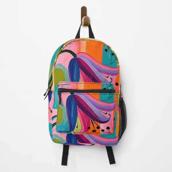 Item preview, Bloom Beyond Form - Abstract Bluebell Petals Unfolding Through Colorful Geometry and Rhythmic Motion designed and sold by OlfactoART Studio.