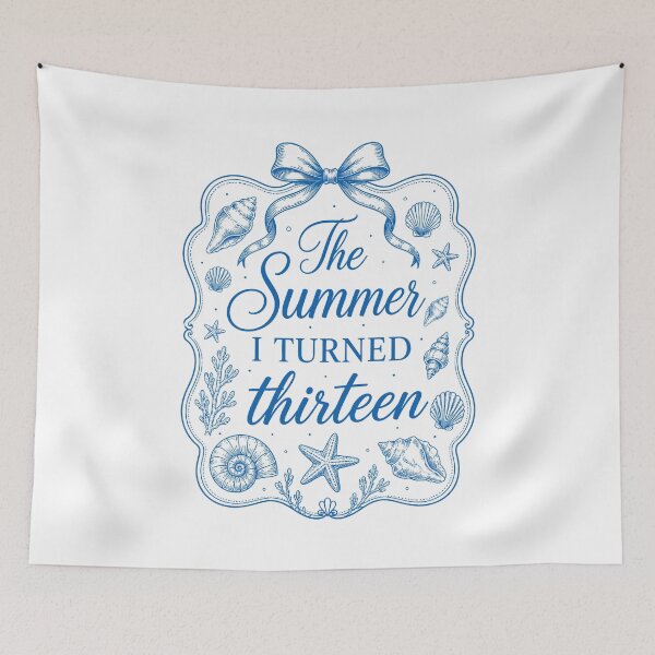 Item preview, Summer I Turned Thirteen 13th Birthday Seashells designed and sold by KarimSoCute.
