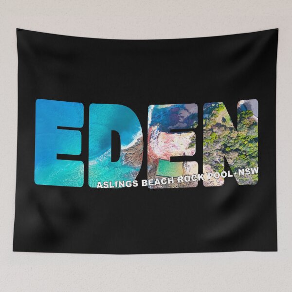 Item preview, EDEN Aslings Beach Rock Pool NSW - South Coast Stunning Sunny Day designed and sold by Adam Gormley.