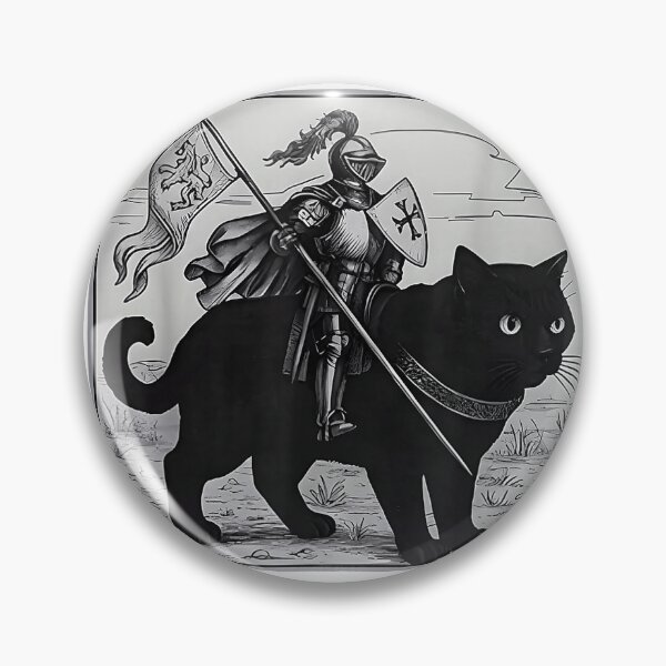 Item preview, Defend Your Local Public Library Funny Knight Cat T-Shirt designed and sold by Ascendly.