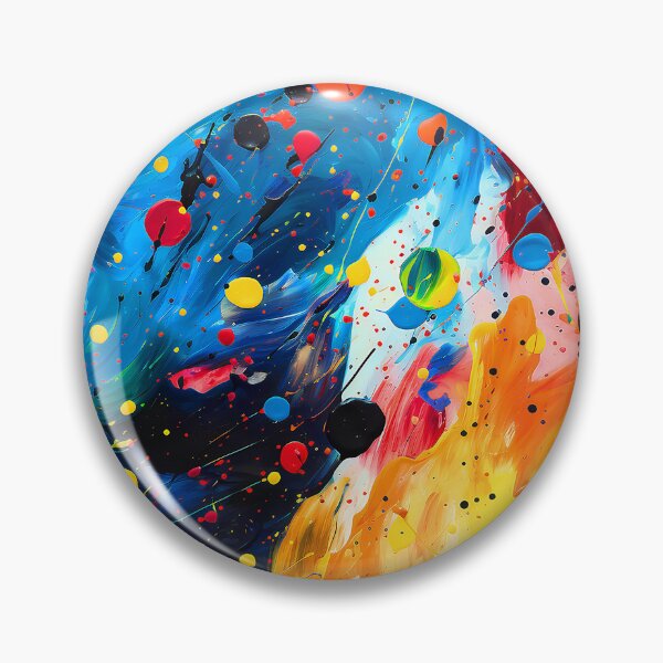 Item preview, Vibrant And Bold Colorful Splatter Paint Abstract Art designed and sold by DEC02.