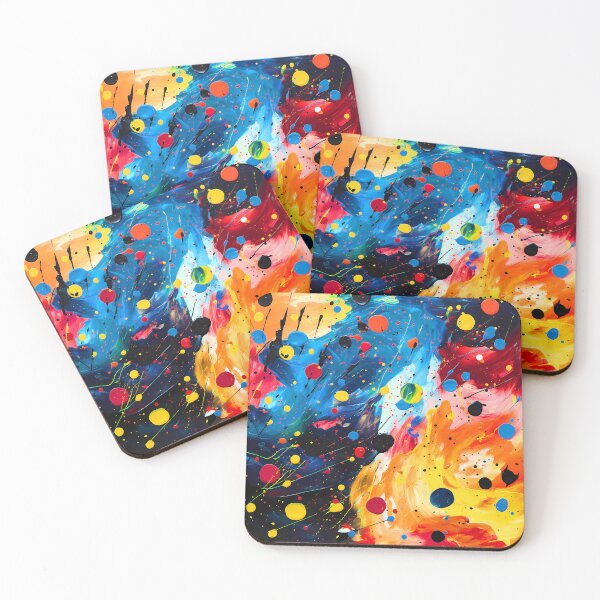 Item preview, Vibrant And Bold Colorful Splatter Paint Abstract Art designed and sold by DEC02.