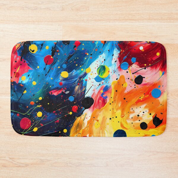 Item preview, Vibrant And Bold Colorful Splatter Paint Abstract Art designed and sold by DEC02.
