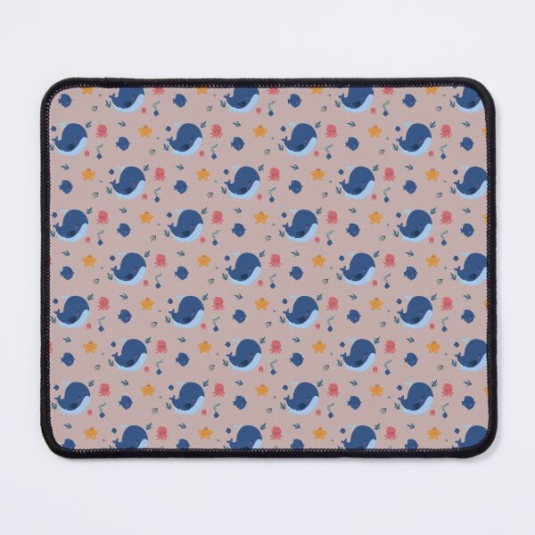 Item preview, Copy of  Cute Ocean Friends Pattern – Whales Jellyfish Stars Kids Design designed and sold by 555Design.
