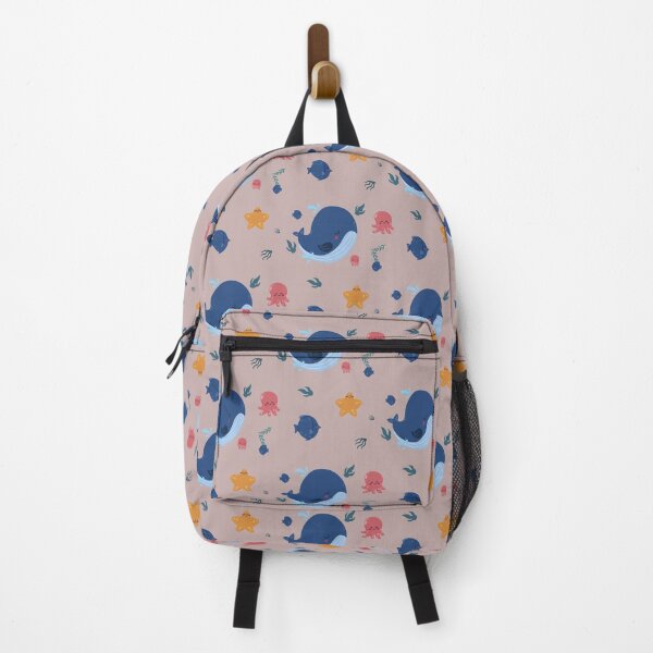 Item preview, Copy of  Cute Ocean Friends Pattern – Whales Jellyfish Stars Kids Design designed and sold by 555Design.