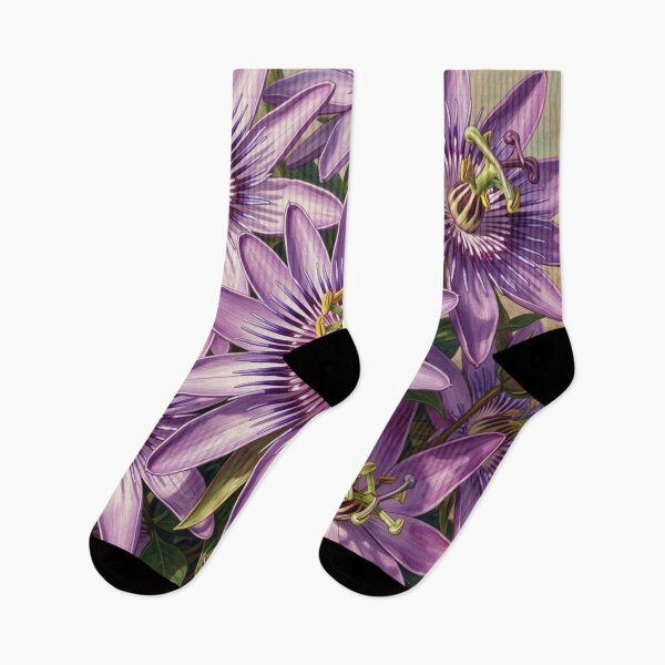 Item preview, Purple Passion Flowers designed and sold by Kirrindy Designs.
