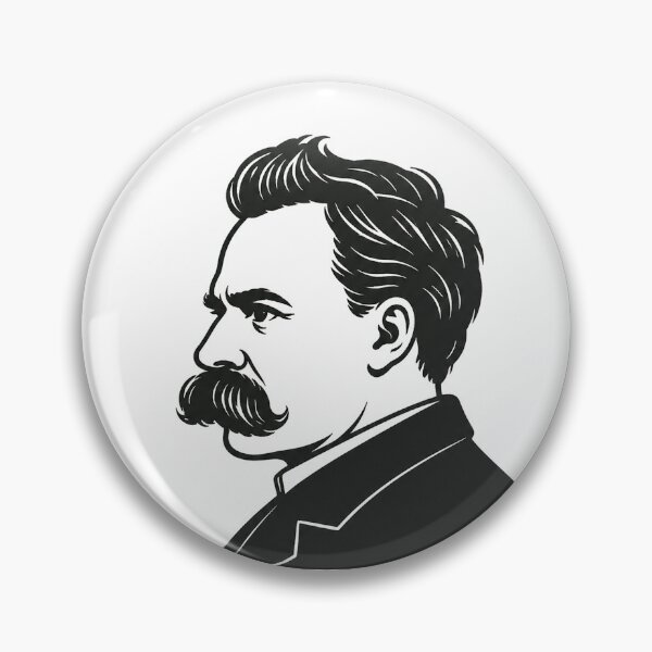Item preview, Friedrich Nietzsche – Obscure Philosopher Fan Club designed and sold by Grand Illusions.