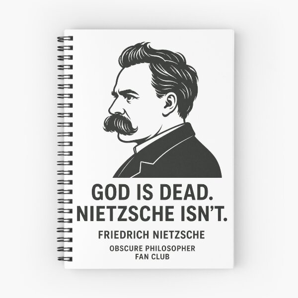 Item preview, Friedrich Nietzsche – Obscure Philosopher Fan Club designed and sold by Grand Illusions.