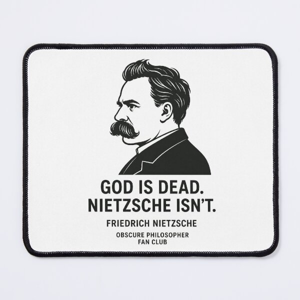 Item preview, Friedrich Nietzsche – Obscure Philosopher Fan Club designed and sold by Grand Illusions.
